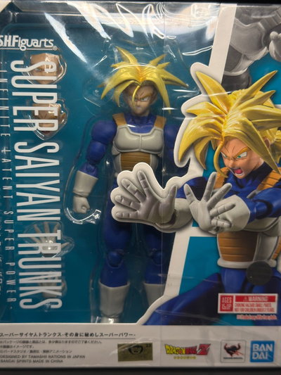 TRUNKS SH FIGUARTS SELLADO (18CM) BANDAI DRAGON BALL - GIRUTOYS