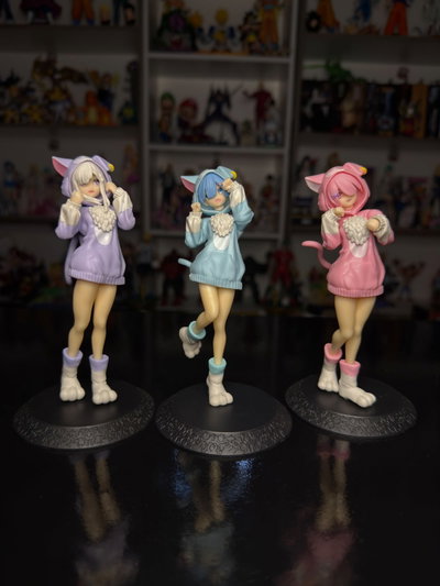 SET X 3 RE ZERO (14CM) FIGURA ANIME - GIRUTOYS