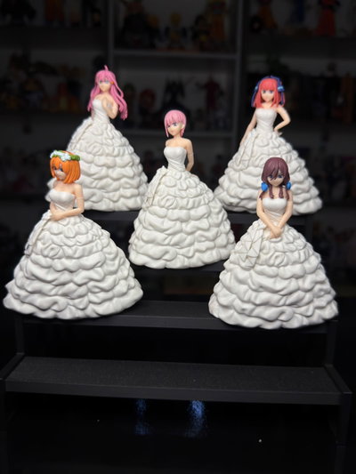 SET X 5 MINIS QUINTILLIZAS BODA (9CM) FIGURA ANIME - GIRUTOYS
