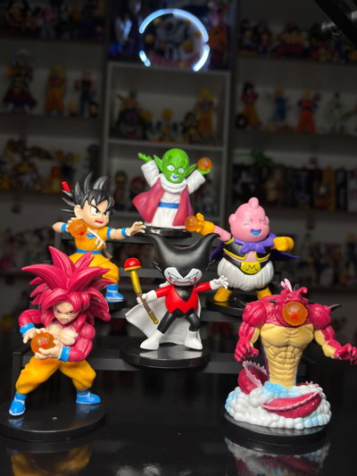 SET X 6 PERSONAJES DE DAIMA (10CM-13CM) FIGURA DRAGON BALL - GIRUTOYS