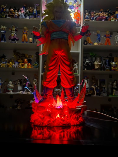 GOKU SSJ3 ZW STUDIO CON LUCES (34CM) FIGURA DRAGON BALL - GIRUTOYS