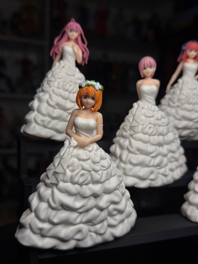 SET X 5 MINIS QUINTILLIZAS BODA (9CM) FIGURA ANIME - GIRUTOYS