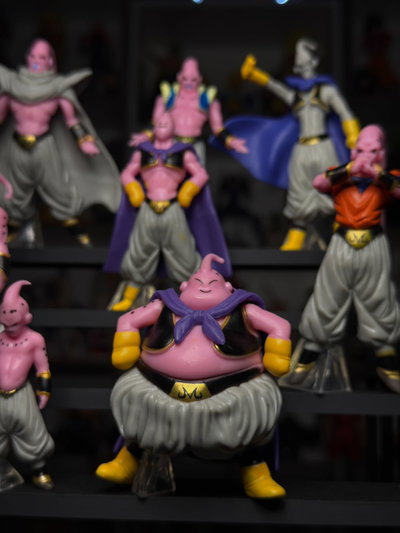 SET X 8 TRANSFORMACIONES BUU (6CM-13CM) FIGURA DRAGON BALL - GIRUTOYS