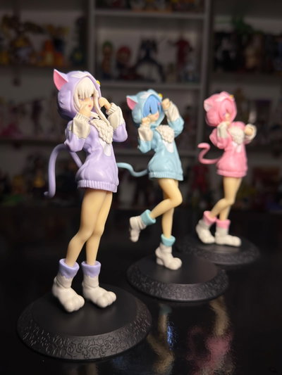 SET X 3 RE ZERO (14CM) FIGURA ANIME - GIRUTOYS