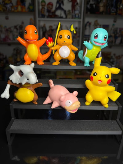 SET X 6 POKEMONES NORMALES (8CM-9CM) SET POKEMON - GIRUTOYS