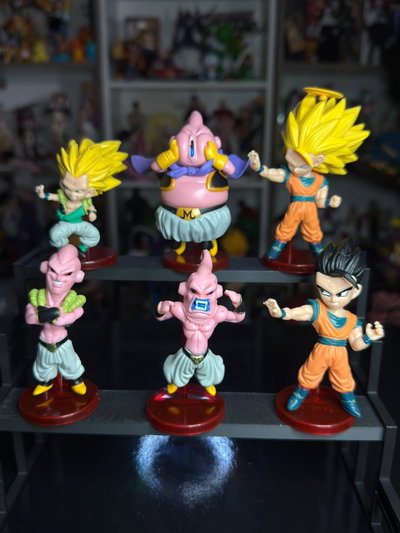 SET X 6 CHIBIS SAGA BUU (7CM) SET DRAGON BALL - GIRUTOYS