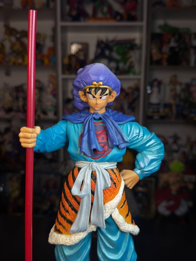 GOKU CON PIEL DE TIGRE STUDIO JJ (33CM .) FIGURA DRAGON BALL - GIRUTOYS