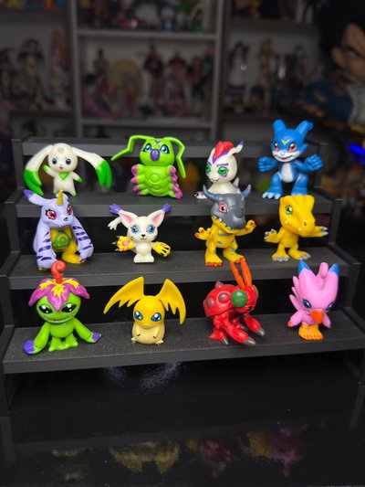 SET X 12 MONSTER DIGIMON CUTE (4CM APROX) FIGURA DIGIMON - GIRUTOYS