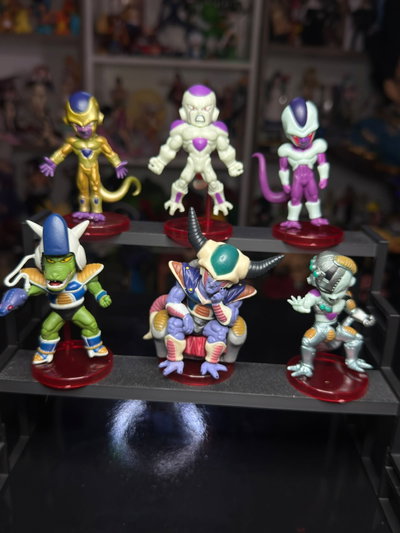 SET X 6 CHIBIS EVOLUCIÓN FREEZER KING COLD (7CM) 