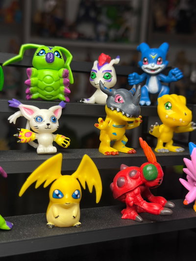 SET X 12 MONSTER DIGIMON CUTE (4CM APROX) FIGURA DIGIMON - GIRUTOYS