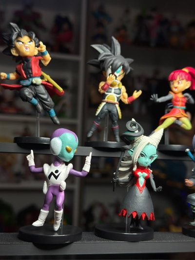 SET X 6 SAGA HEROES (7CM) SET DRAGON BALL - GIRUTOYS
