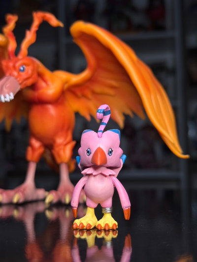 BIRDRAMON Y PIYOMON (15CM) FIGURA DIGIMON - GIRUTOYS