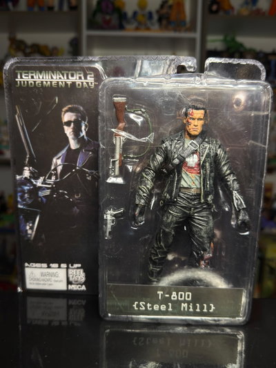 TERMINATOR T-800 STEEL MILL (18CM) FIGURA NECA - GIRUTOYS