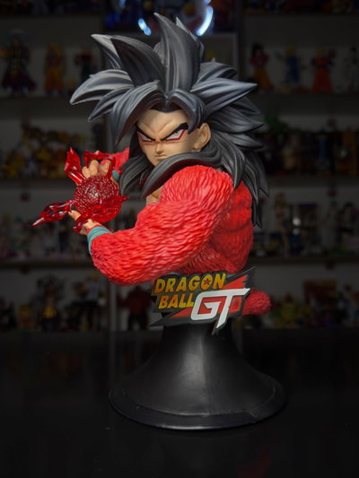MINI BUSTO GOKU SSJ4 JT STUDIO (25CM) FIGURA DRAGON BALL - GIRUTOYS