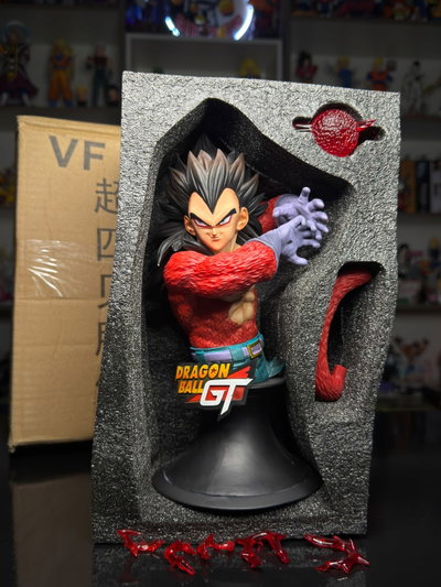 MINI BUSTO VEGETA SSJ4 JT STUDIO (24CM) FIGURA DRAGON BALL - GIRUTOYS