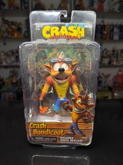 CRASH TOTALMENTE ARTICULADO NECA (15CM) FIGURA CRASH - GIRUTOYS
