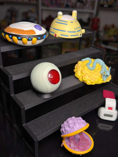 SET X 6 MINI NAVES DE DRAGON BALL (4CM-6CM-) FIGURA DRAGON BALL - GIRUTOYS