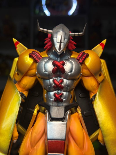 WARGREYMON METALIZADO (20CM) FIGURA DIGIMON - GIRUTOYS