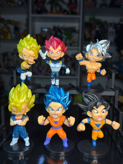SET X6 CHIBIS SUPER (9CM) SET DRAGON BALL - GIRUTOYS