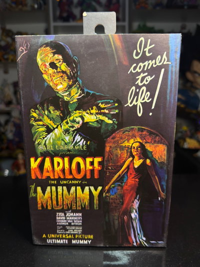 THE MUMMY KARLOFF (18CM) FIGURA NECA - GIRUTOYS
