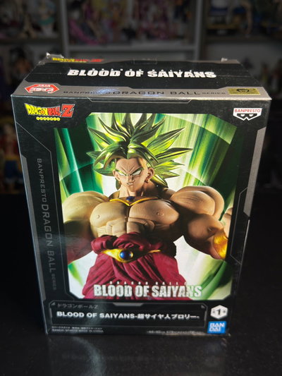 BROLY FULL POWER BLOOD OF SAIYANS (SELLADO) BANPRESTO DRAGON BALL - GIRUTOYS