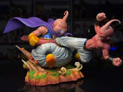 MAJIN BUU VS KID BUU CS STUDIO (27CM L -21CM)  FIGURA DRAGON BALL - GIRUTOYS