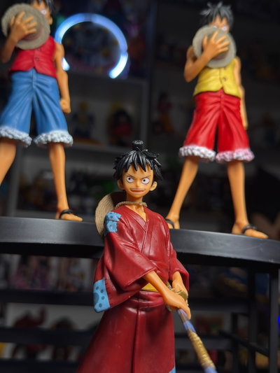 SET X 5 FIGURAS LUFFY (17CM) FIGURA ONE PIECE - GIRUTOYS