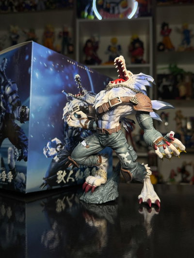 WEREGARURUMON POSE DE BATALLA  (21CM) FIGURA DIGIMON - GIRUTOYS