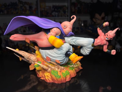 MAJIN BUU VS KID BUU CS STUDIO (27CM L -21CM)  FIGURA DRAGON BALL - GIRUTOYS