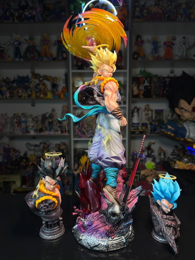 DIORAMA GOGETA JT STUDIO (47CM) FIGURA DRAGON BALL - GIRUTOYS