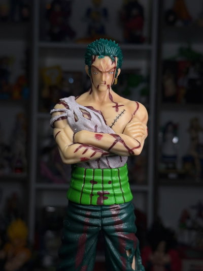 ZORO HERIDO 2 CABEZAS (27CM) FIGURA ONE PIECE - GIRUTOYS