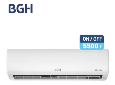 Aire Acondicionado Split Bgh On Off 6500w Frío Calor Blanco