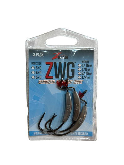 Anzuelo Off set Z Man 3/0 con lastre (3 u x pack)
