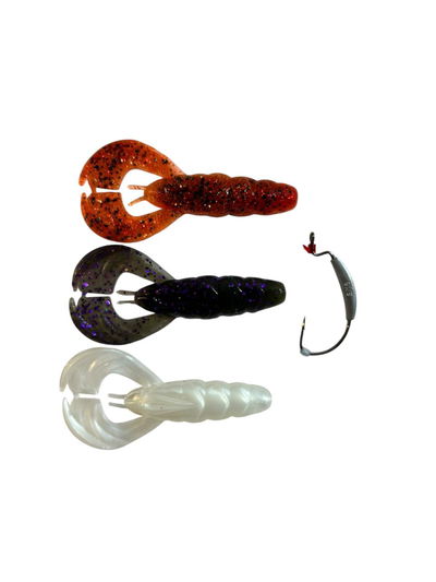 COMBO SOFT HELLA CRAWZ + ANZUELO OFFSET ZMAN