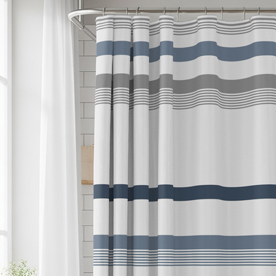 Set de Baño Alcoyan Bath Cortina + Ganchos + Alfombra