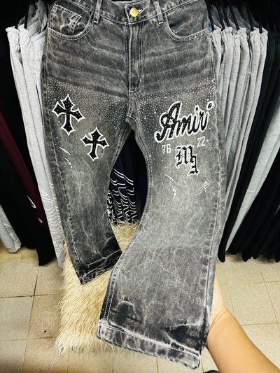 JEANS AMIRI VVS (CON BRILLOS)