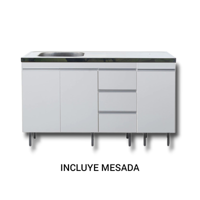 BAJO MESADA DE 1.60 - LÍNEA ARCO - RICCHEZZE