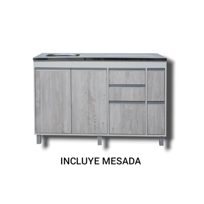 BAJO MESADA DE 1.40 - LÍNEA SORRENTO - RICCHEZZE