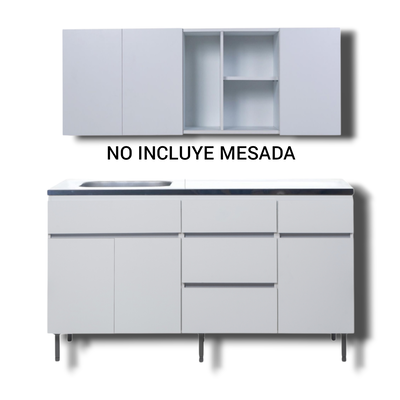 ALACENA Y BAJO MESADA DE 1.60 - LIVORNO ARCO - RICCHEZZE