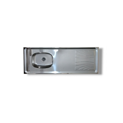 MESADA ACERO INOXIDABLE 1.20x60 - LÍNEA NACIONAL