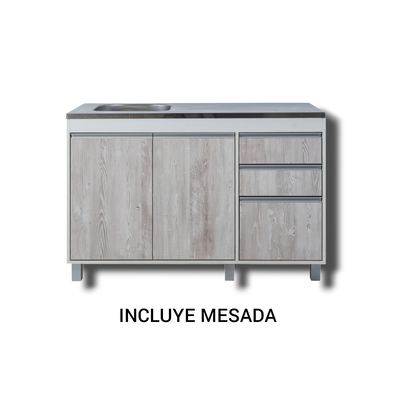 BAJO MESADA DE 1.20 - LÍNEA SORRENTO - RICCHEZZE