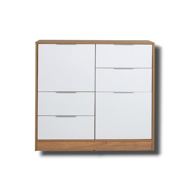 CÓMODA 2 PUERTA - 4 CAJONES - LÍNEA MURANO - RICCHEZZE