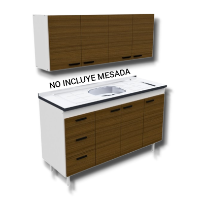 ALACENA Y BAJO MESADA DE 1.40 - LÍNEA EXPRESS - MOSCONI