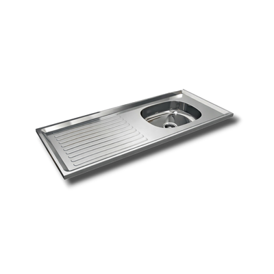 MESADA ACERO INOXIDABLE 1.40x52 - LÍNEA DURANOX