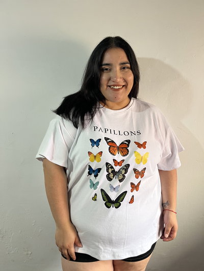 Remera oversize Butterfly
