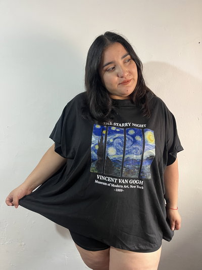 Remera oversize Van Gogh