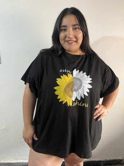 Remera oversize Sunshine en stock