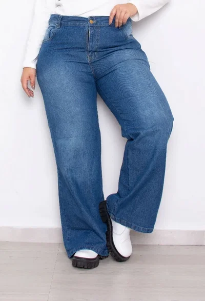 Wide Leg Azul Stone Localizado