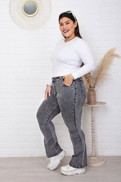 Boot cut gris 2 