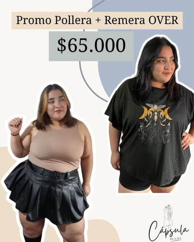 Promo #2 Pollera Lali + Remera Oversize